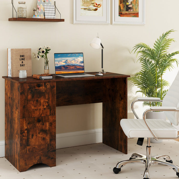 Home Office Writing Desk with 2 Drawers-