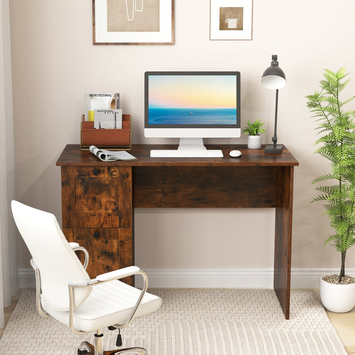 Home Office Writing Desk with 2 Drawers-