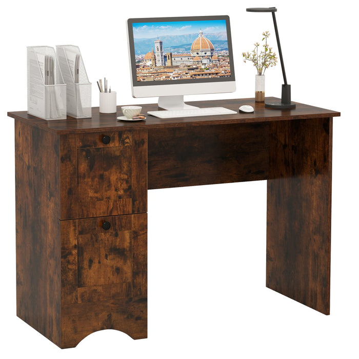 Home Office Writing Desk with 2 Drawers-