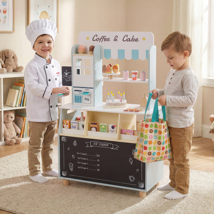 Honey Joy Kids Ice Cream Shop with 27 Accessories for Aged 3+-