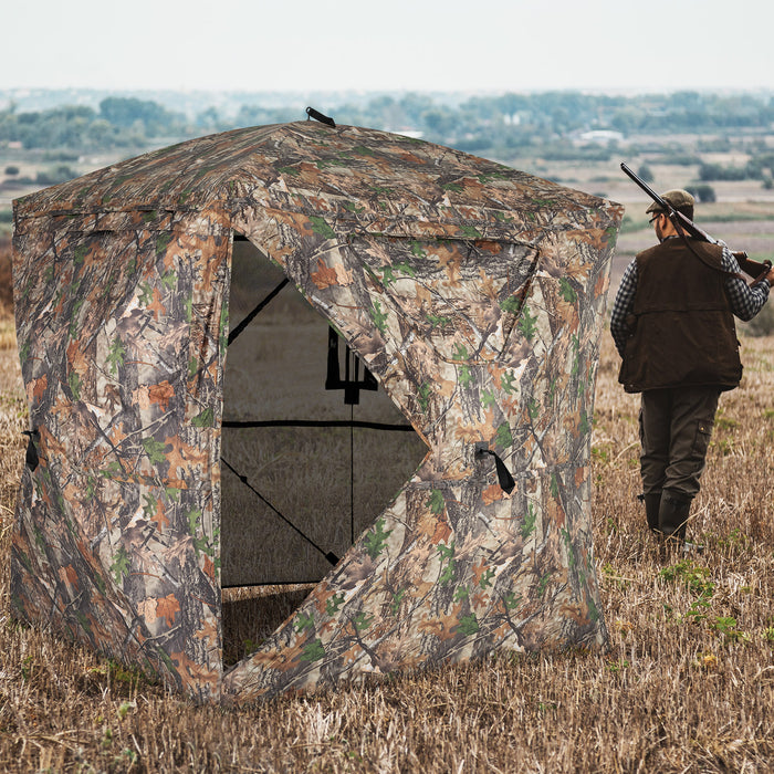 Hunting Blind for 2-3 Person 270° See-through Pop-