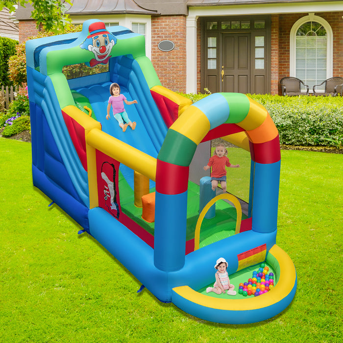 Inflatable Bounce House with Climbing Surface
