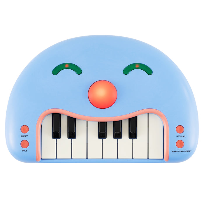 13-Key Kids Piano Keyboard Interactive Toy Digital Piano with Smiling Face-