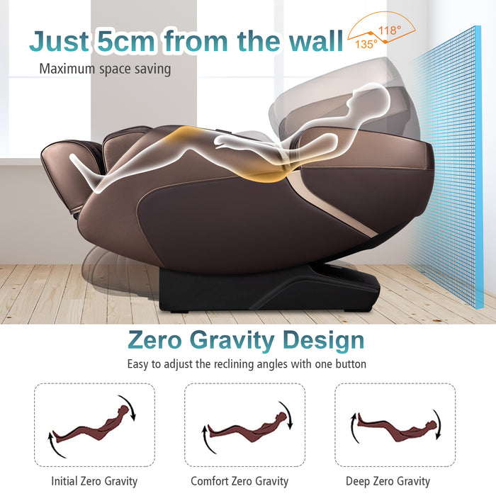 Full Body Electric Zero Gravity Massage Recliner with Foot Roller-