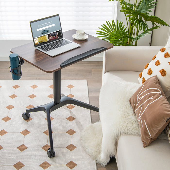 Mobile Height Adjustable Standing Desk-