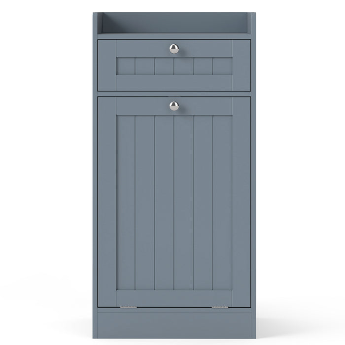 Bathroom Storage Cabinet with Drawer and Removable Hamper-