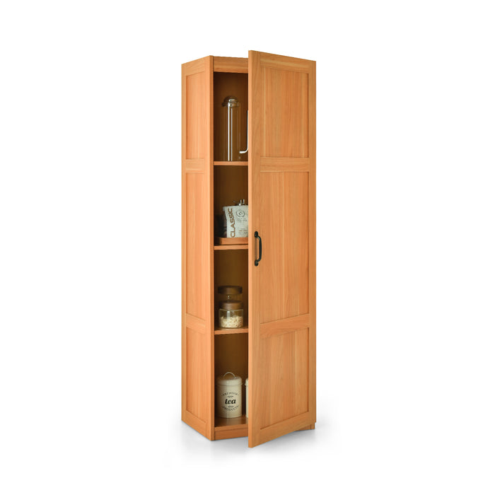 Floor Cabinet Freestanding Model - 4-Storage Shelves, Free Standing Design - Ideal for Home Organization and Clutter Reduction