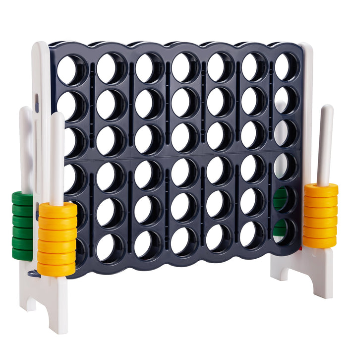 Jumbo 4-to-Score Giant Game Set with 42 Jumbo Rings and Quick-