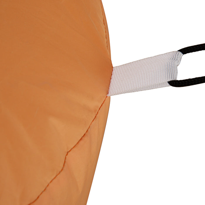 Outsunny 8FT Christmas Inflatable Gingerbread Man with Candy Cane and Three Gift Bags, Christmas Blow Up Outdoor LED Display for Garden Party