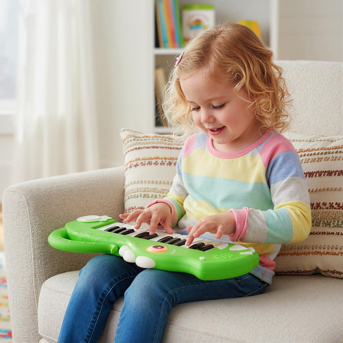 25-Key Kids Piano Keyboard Dinosaur Shape Toy Digital Piano with Built-in Music-