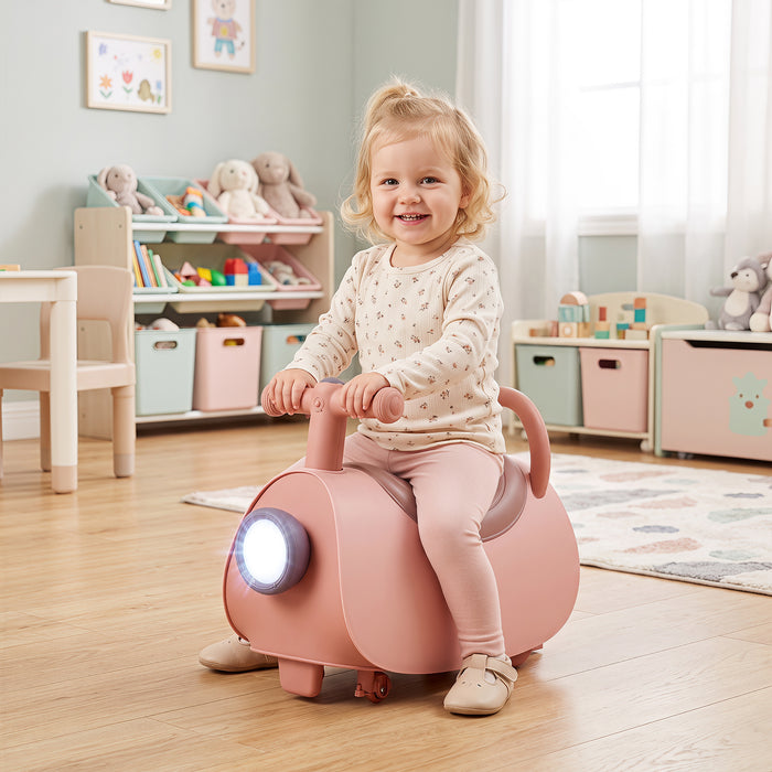 Kids Ride On Push Car with Headlight and Music for Kids 3+-