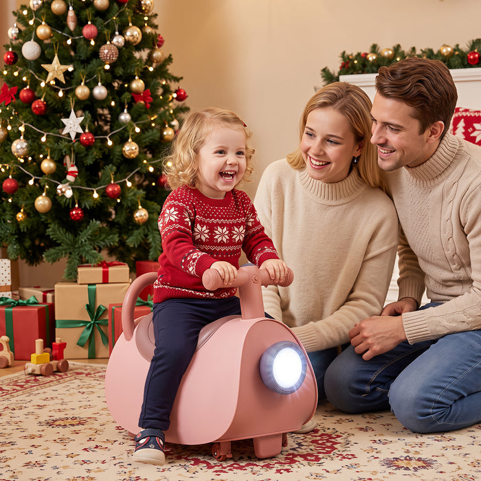 Kids Ride On Push Car with Headlight and Music for Kids 3+-