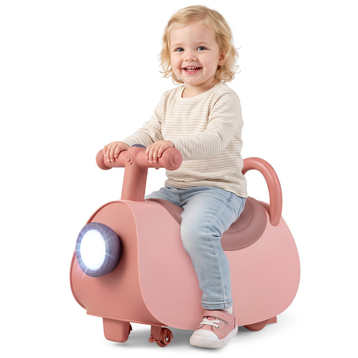 Kids Ride On Push Car with Headlight and Music for Kids 3+-