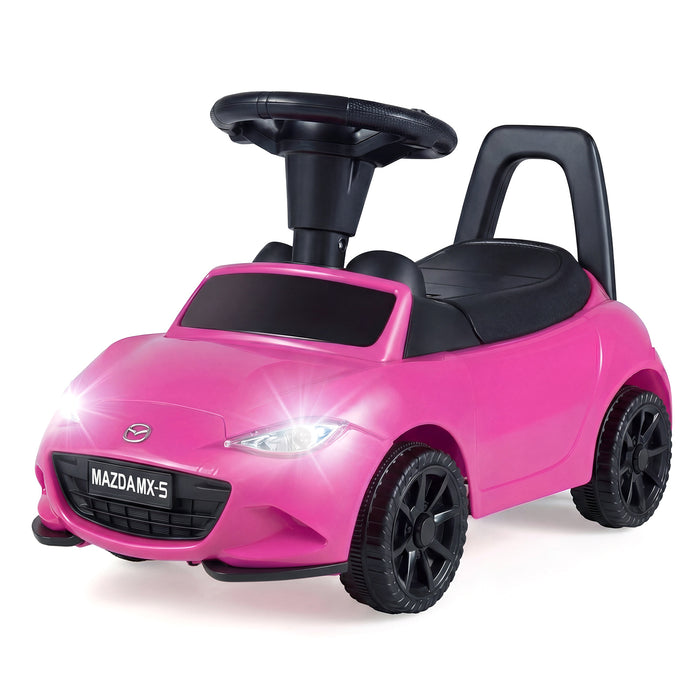 Kids Ride On Sliding Toy Mazda Licensed with Under-Seat Storage for Toddlers-