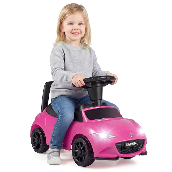 Kids Ride On Sliding Toy Mazda Licensed with Under-Seat Storage for Toddlers-