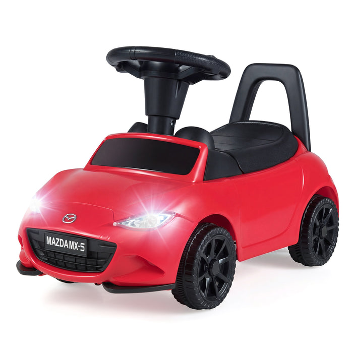 Kids Ride On Sliding Toy Mazda Licensed with Under-Seat Storage for Toddlers-