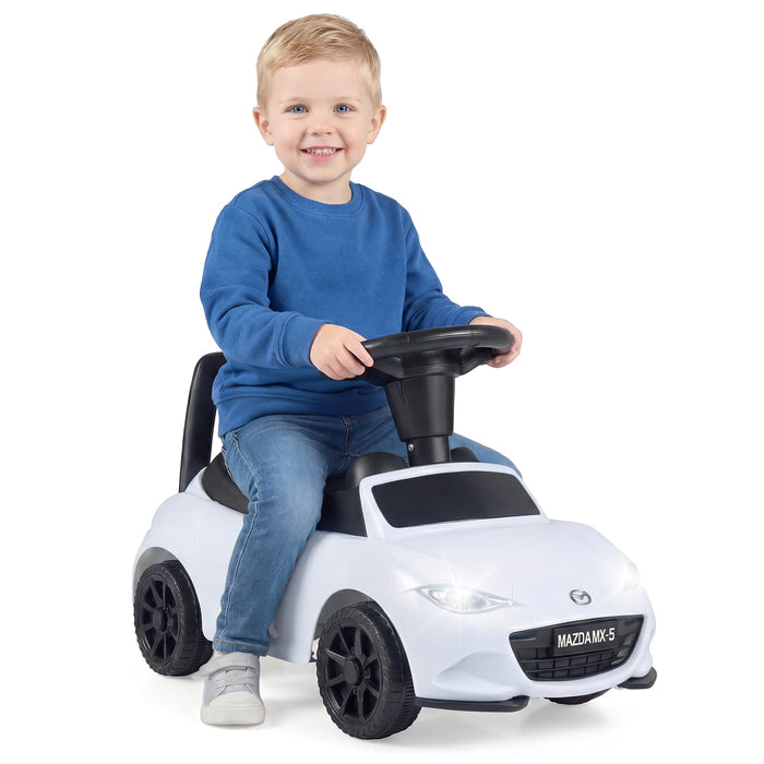 Kids Ride On Sliding Toy Mazda Licensed with Under-Seat Storage for Toddlers-