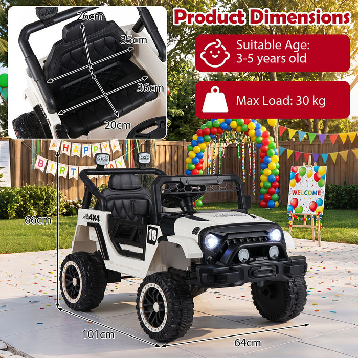 Kids Ride on Truck 12V Electric Toy Vehicle with Remote Control-