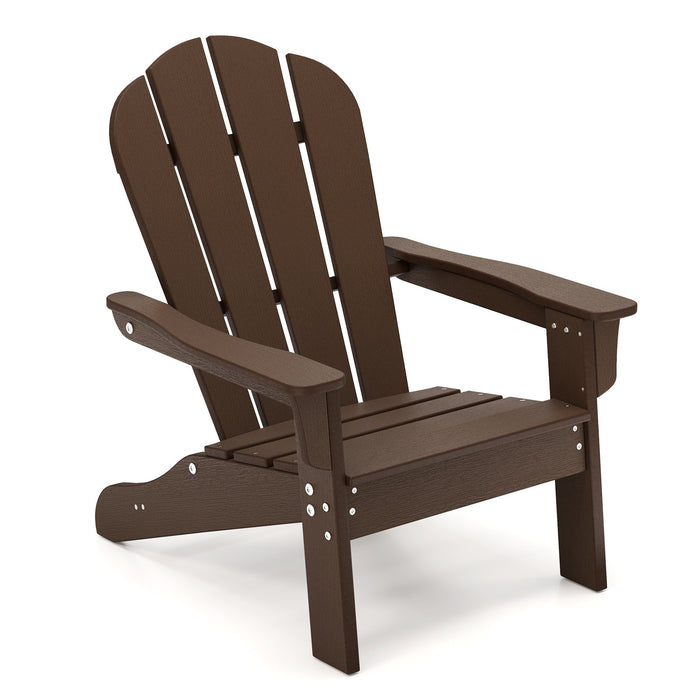 Kids Adirondack Chair All-Weather HDPE Toddler Lawn Chair-