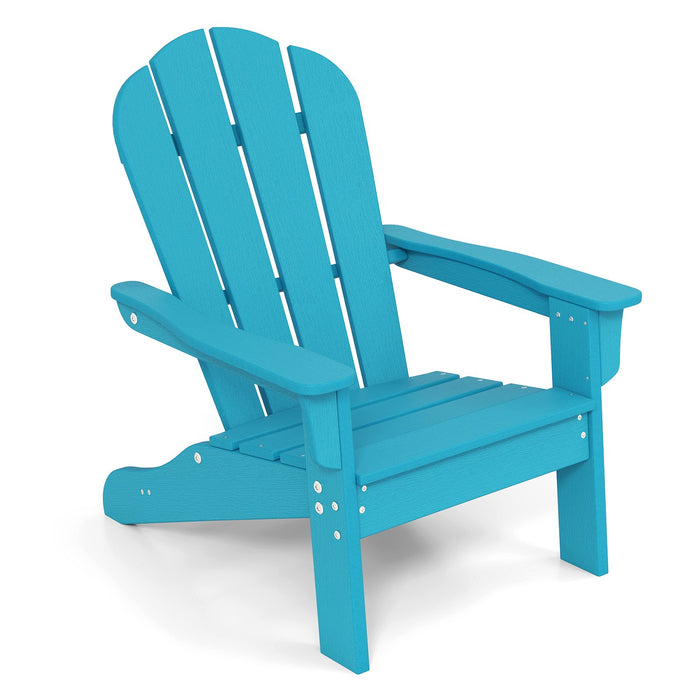 Kids Adirondack Chair All-Weather HDPE Toddler Lawn Chair-