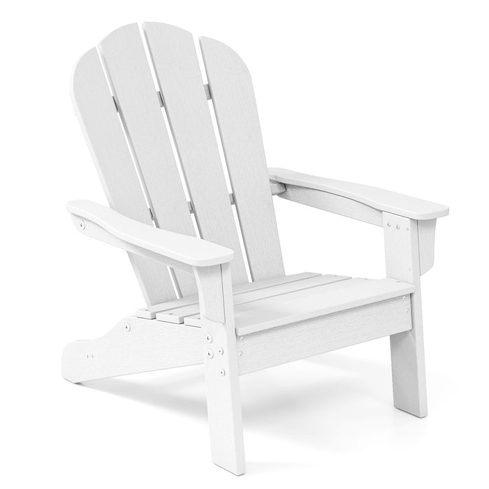 Kids Adirondack Chair All-Weather HDPE Toddler Lawn Chair-