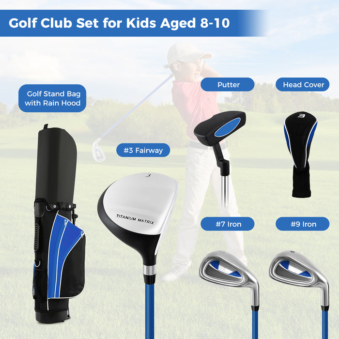 Kids Complete Golf Clubs Set for Boys and Girls Aged 8-10/11-13 Years-