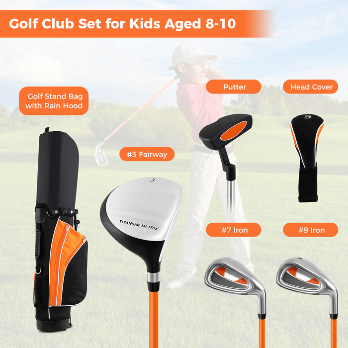 Kids Complete Golf Clubs Set for Boys and Girls Aged 8-10/11-13 Years-