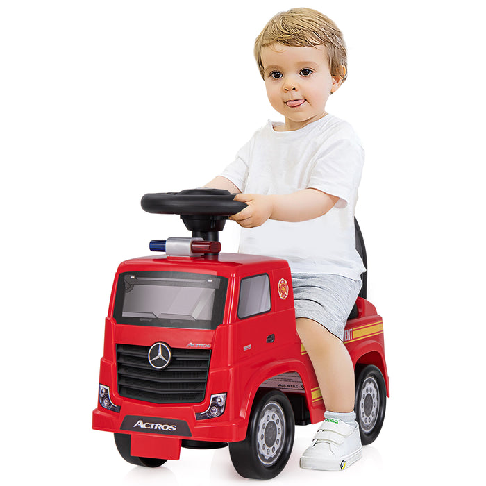 Kids Ride On Fire Truck Licensed Mercedes-Benz with Music-