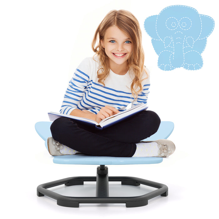Kids Sensory Swivel Chair Elephant Petal 360° Spinning Chair-A-