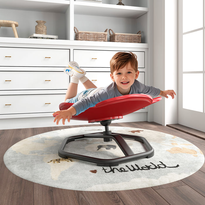 Kids Sensory Swivel Chair Elephant Petal 360° Spinning Chair-A-