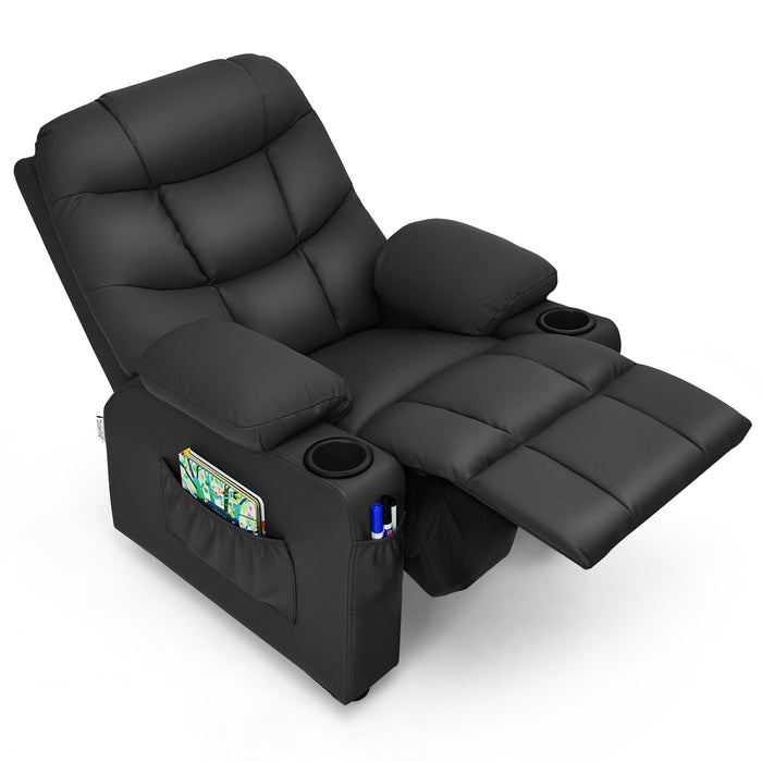 Kids Youth Toddler Upholstered Lounge Recliner Chai with Footrest-
