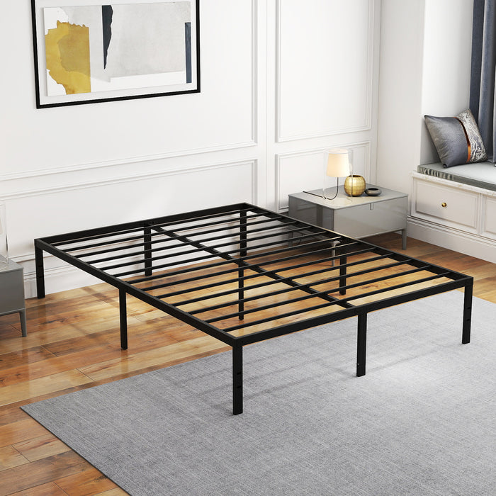 Double Size Heavy Duty Metal Platform Bed Frame