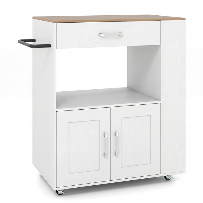 Kitchen Island Cart with Storage Rolling Kitchen Island on Wheels-