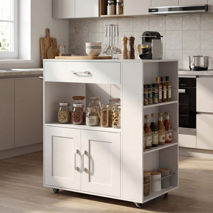 Kitchen Island Cart with Storage Rolling Kitchen Island on Wheels-