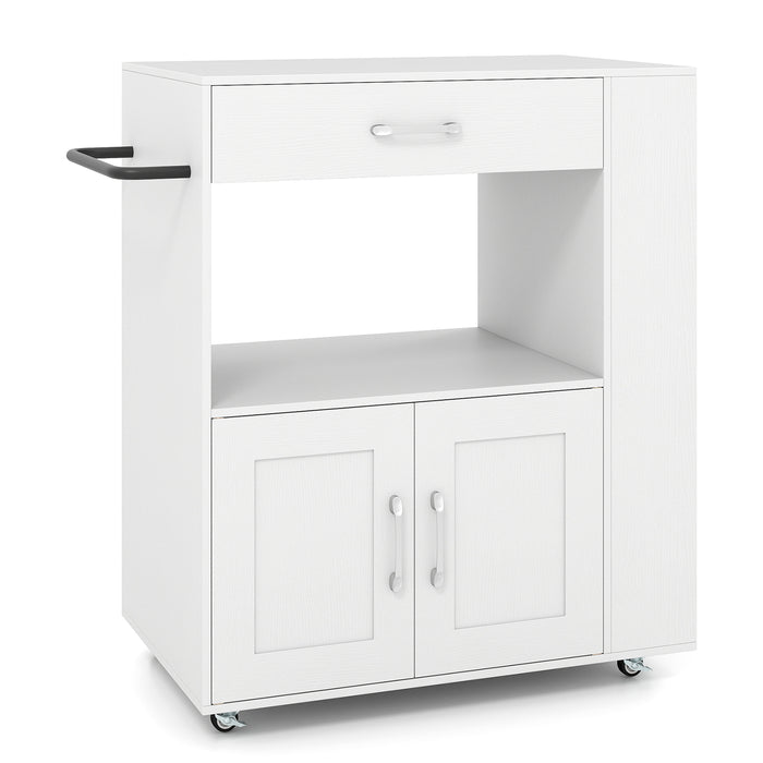 Kitchen Island Cart with Storage Rolling Kitchen Island on Wheels-