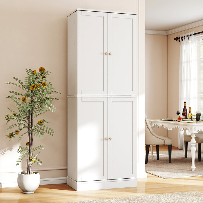 Kitchen Pantry Cabinet Freestanding Tall Buffet Cupboard with Cabinets-