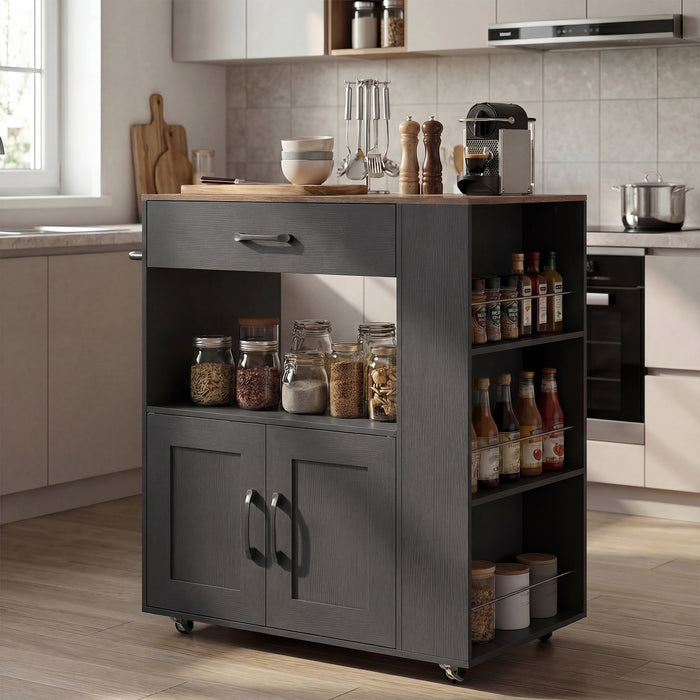 Kitchen Island Cart with Storage Rolling Kitchen Island on Wheels-