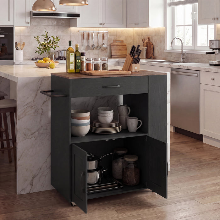 Kitchen Island Cart with Storage Rolling Kitchen Island on Wheels-