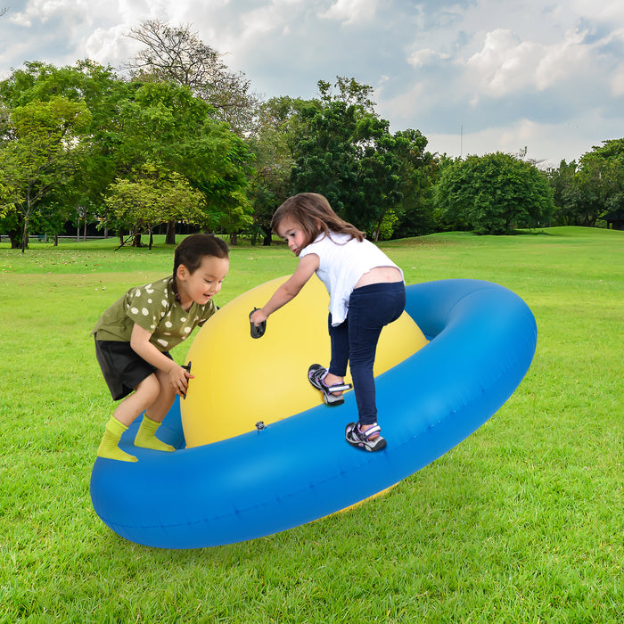 Inflatable Dome Rocker Bouncer for Kids - Indoor Active Play Toy ...