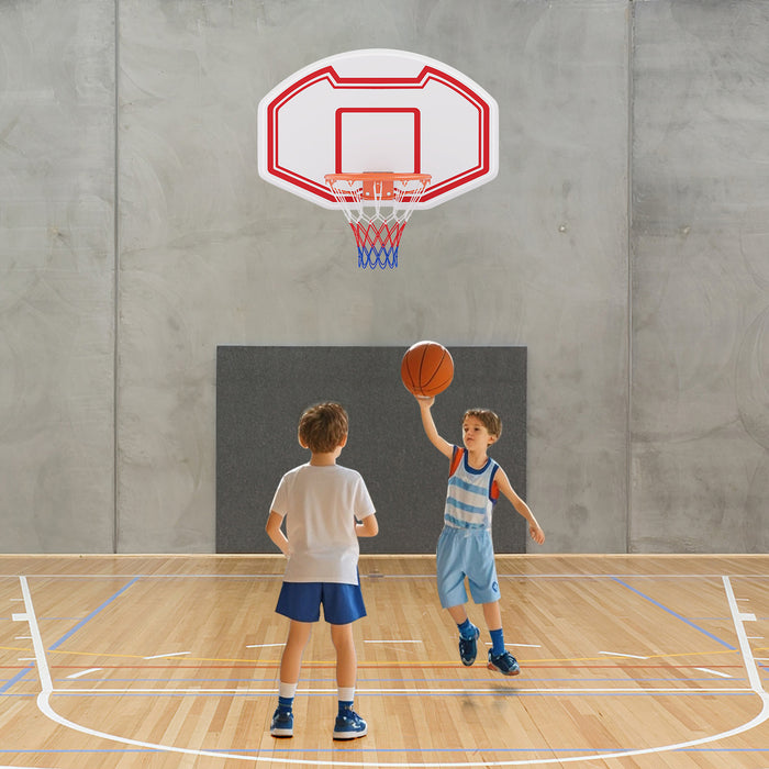 Large Wall Mounted Basketball Hoop with Shatter-