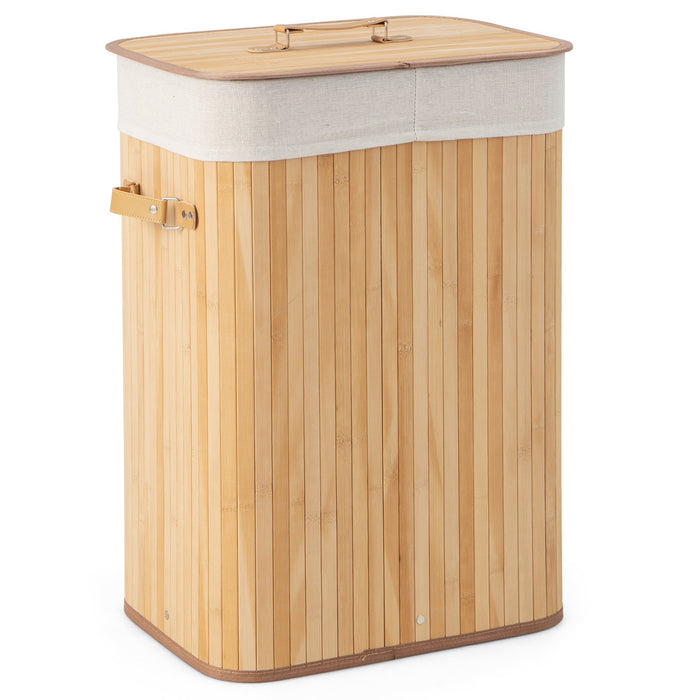 Laundry Hamper with Lid and Handles-