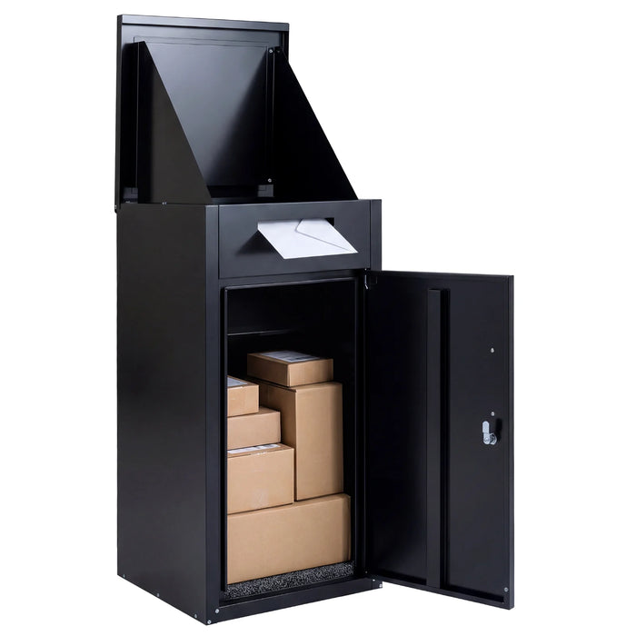 Lockable Delivery Box for Outside with Coded Lock & Anti-Theft Board-