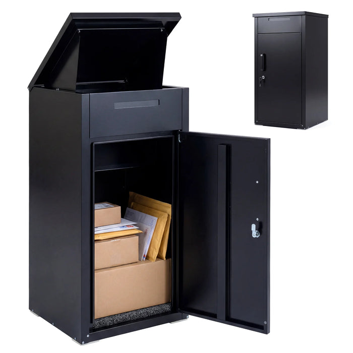 Lockable Delivery Box for Outside with Coded Lock & Anti-Theft Board-