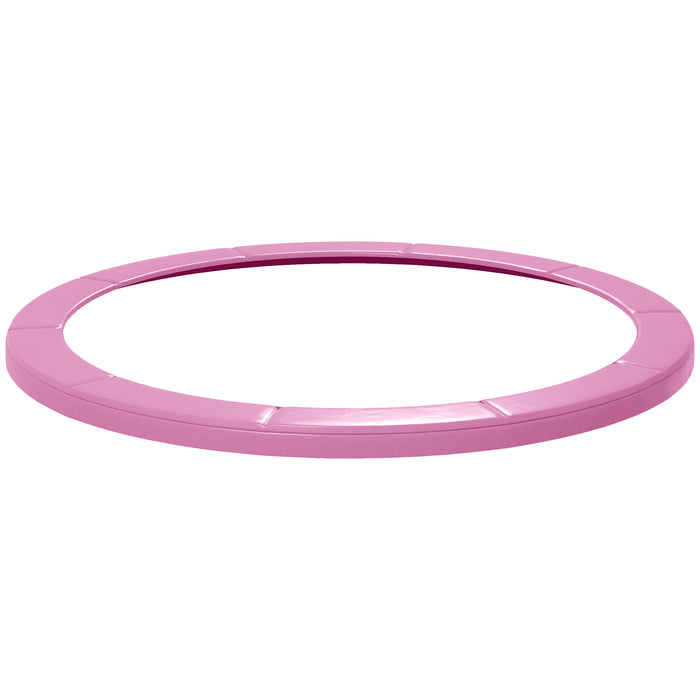 SPORTNOW 10FT Trampoline Spring Cover, Plastic Trampoline Pad Replacement with Elastic Cord, Waterproof, UV Resistant and Tear-Resistant, Pink