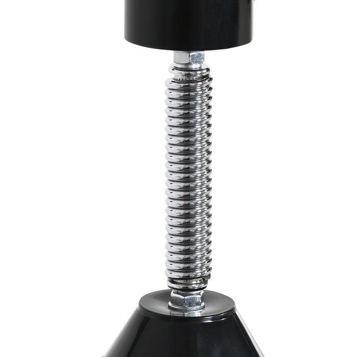 HOMCOM Wall Mount Height Adjustable Speed Bag Boxing, Height Adjustable Punching Bag, Training Kit