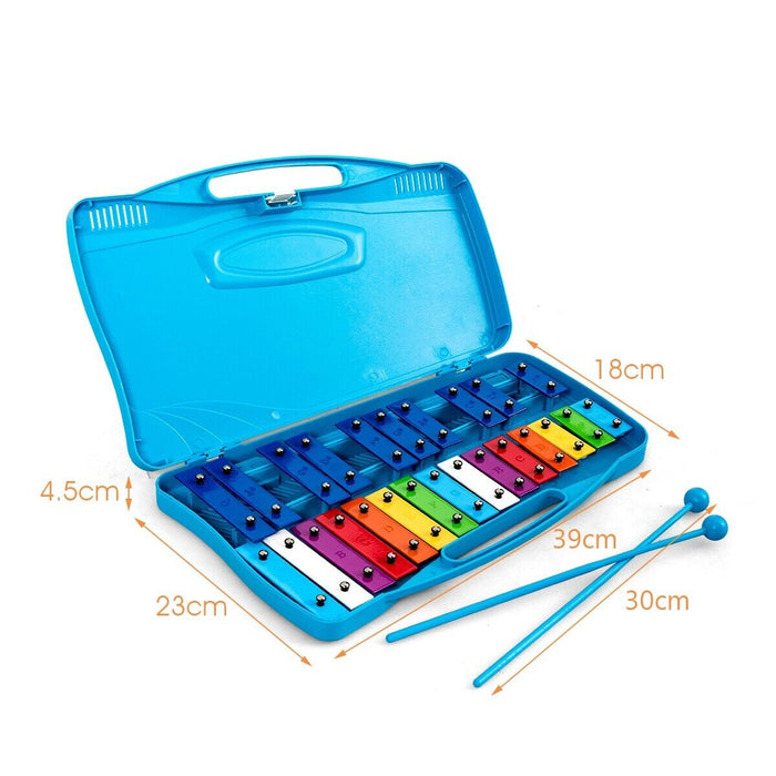 25 Easy-Hold Note Aluminum Piano for Kids-
