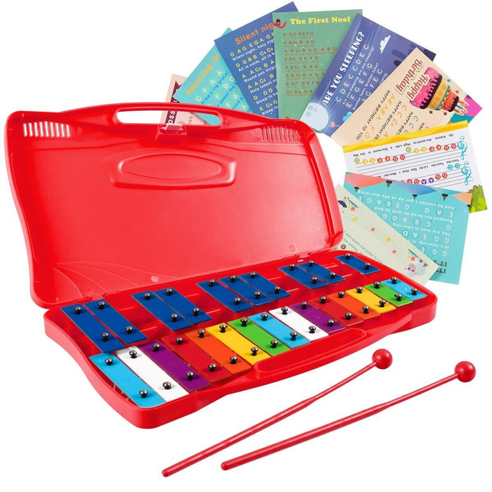 25 Easy-Hold Note Aluminum Piano for Kids-