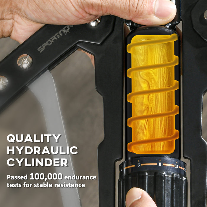 Adjustable Twister Arm Exerciser - 22-440lbs Hydraulic Power, Home Chest Expander, Strength Training Gear - Ideal for Arm, Chest, Bicep, Abdomen & Shoulder Workouts