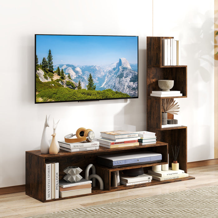 Media Console Table Cube TV Stand for TVs up to 50 Inch-