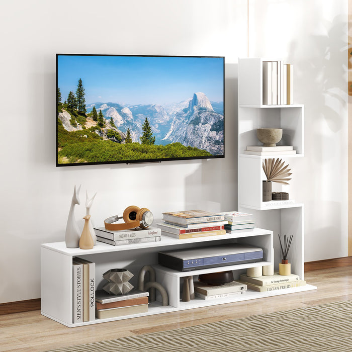Media Console Table Cube TV Stand for TVs up to 50 Inch-